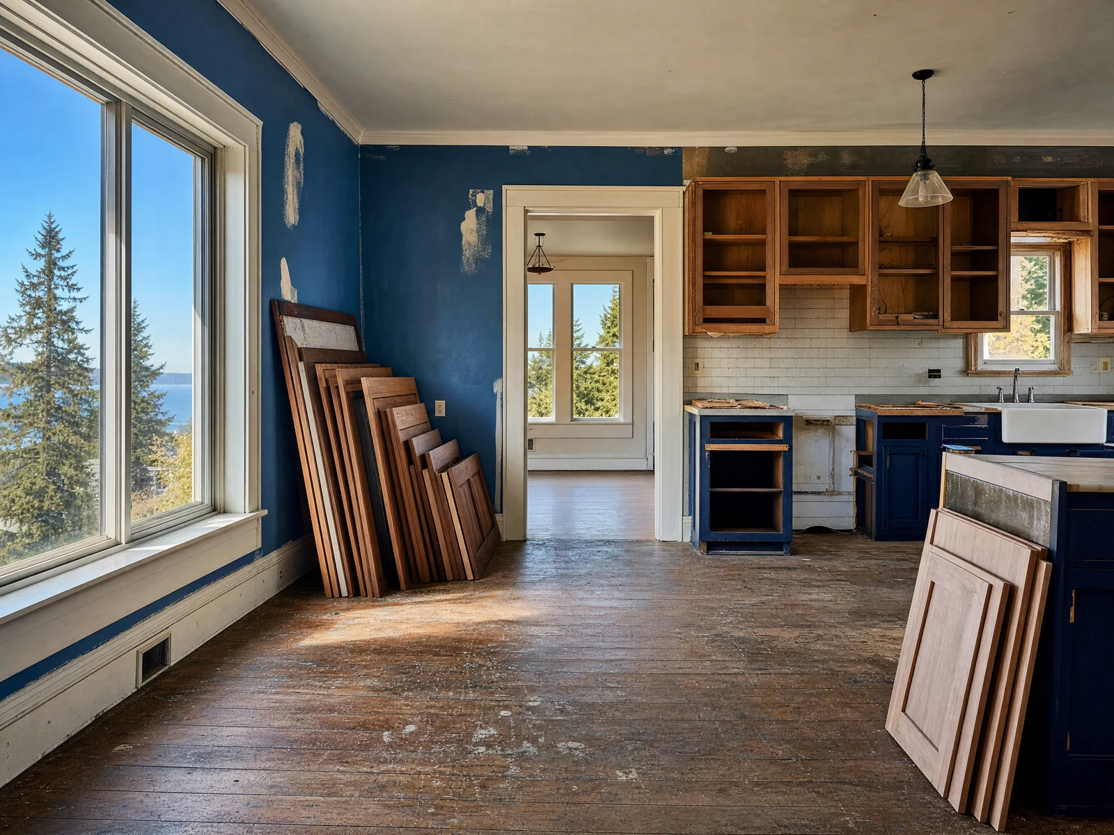 Illustrative study of a home in need of repair
